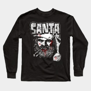 Heavy Metal Claus Long Sleeve T-Shirt